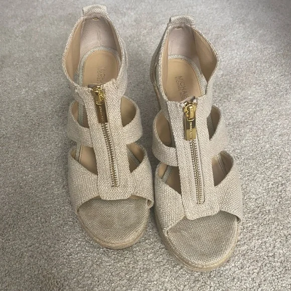 Michael Kors Berkley Wedge Sandal - Picture 2 of 11